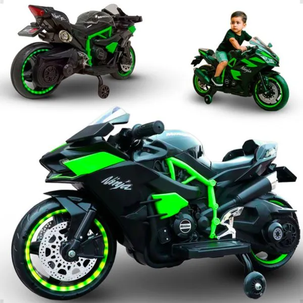 MOTOCICLETA ELETRICA SPEED PRETO 12V4.5