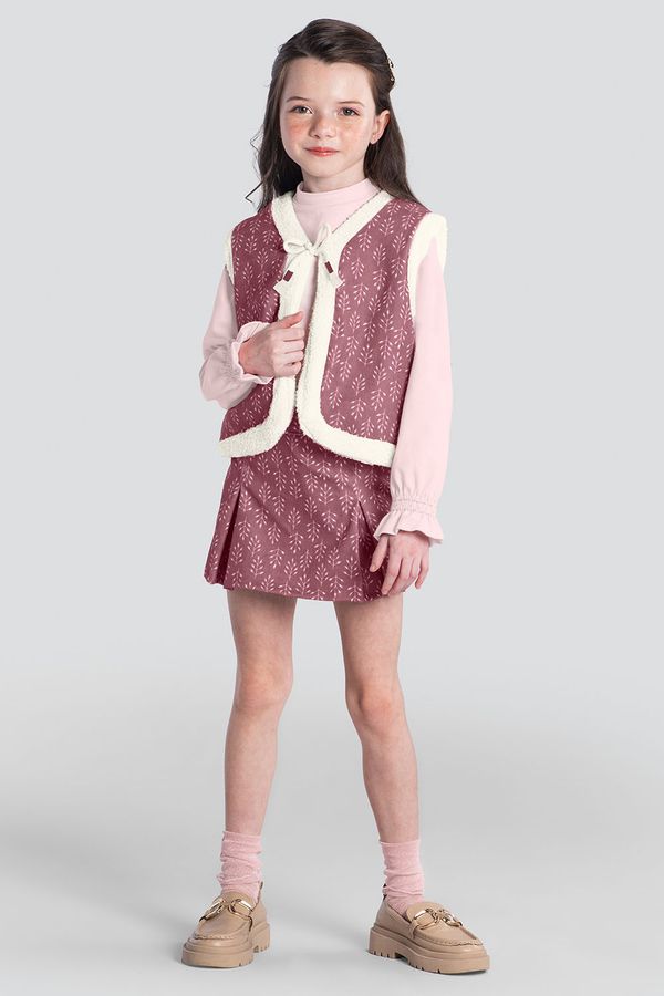 Colete infantil menina floral Mundi - 12