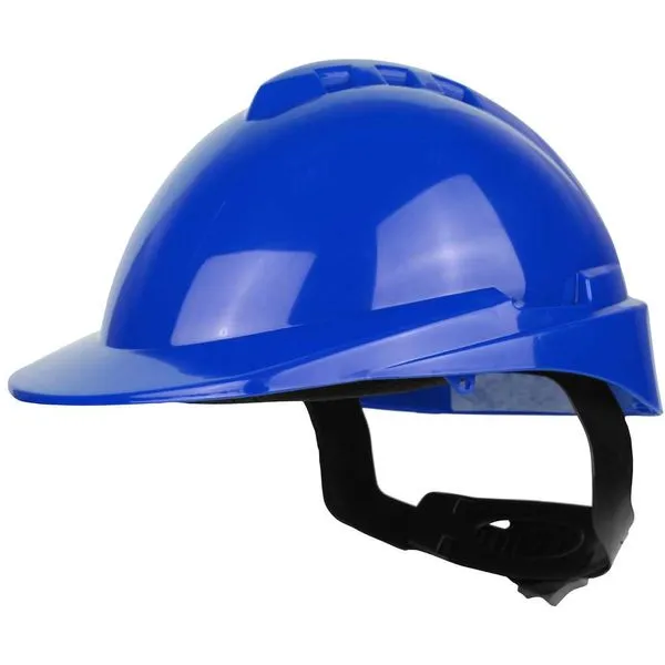 Capacete aba frontal azul com catraca e jugular Milenium 904905 - LIBUS