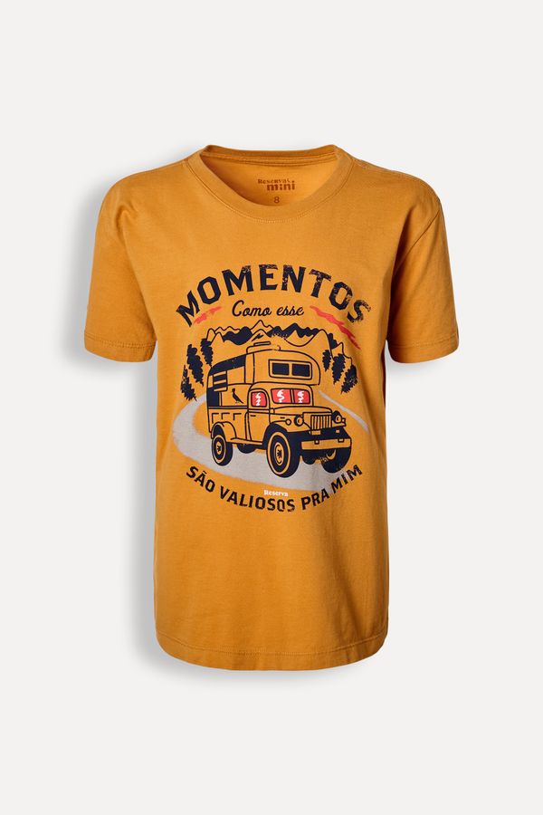Camiseta Mc Mini Estampada Momentos Mostarda - 14