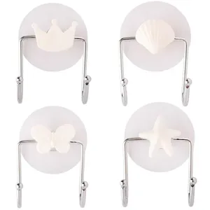 Gancho Duplo de Parede Decorativo Formatos Sortidos Ferro e Plástico 7,5x4x3,5cm LM1981/ LM1981AMB - honeyhome
