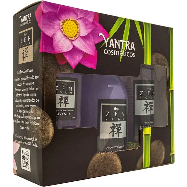Kit Aromatizador, Sabonete Liquido E Home Spray The Zen Room Lavanda 1900000280 - Yantra Cosméticos