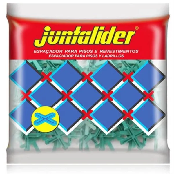 Espaçador Fixo 1,00mm 000074 para Assentamento de Pisos Azulejos e Pedras com 100 Peças Juntalider Espaçador Fixo 1,00mm 000074 para Assentamento de Pisos e Azulejos com 100 Peças Juntalider