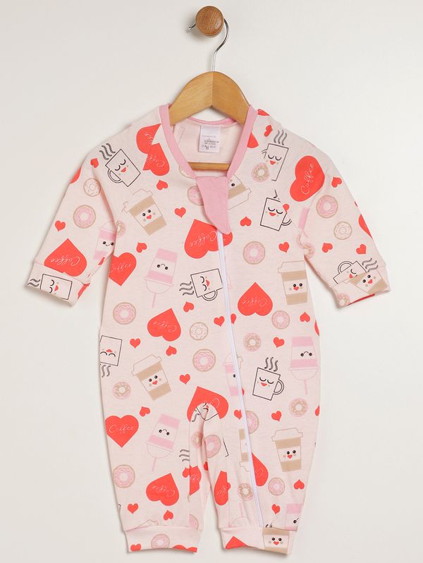 Macacão Infantil Para Bebê - ROSA P