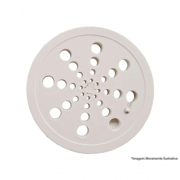 Grelha Redonda Plast Abre/Fecha 150Mm
