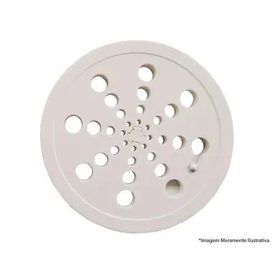 Grelha Redonda Plast Abre/Fecha 150Mm