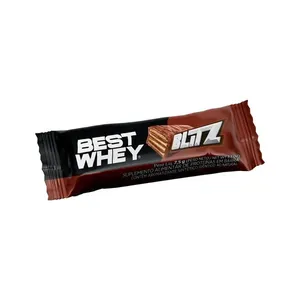 Wafer Best Whey Blitz Com 14x7,5gr Chocolate