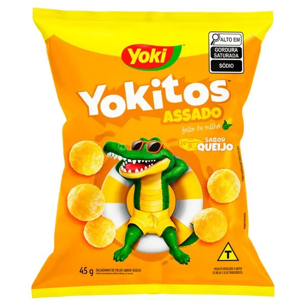 Salgadinho Queijo Bolinha 45g 4511 - Yokitos