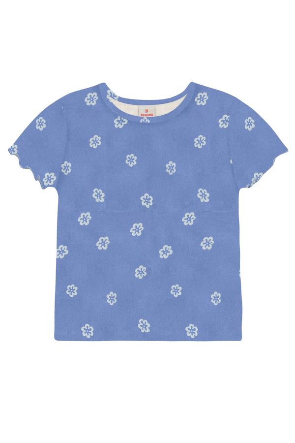 Blusa infantil menina em ribana floral Brandili - 14