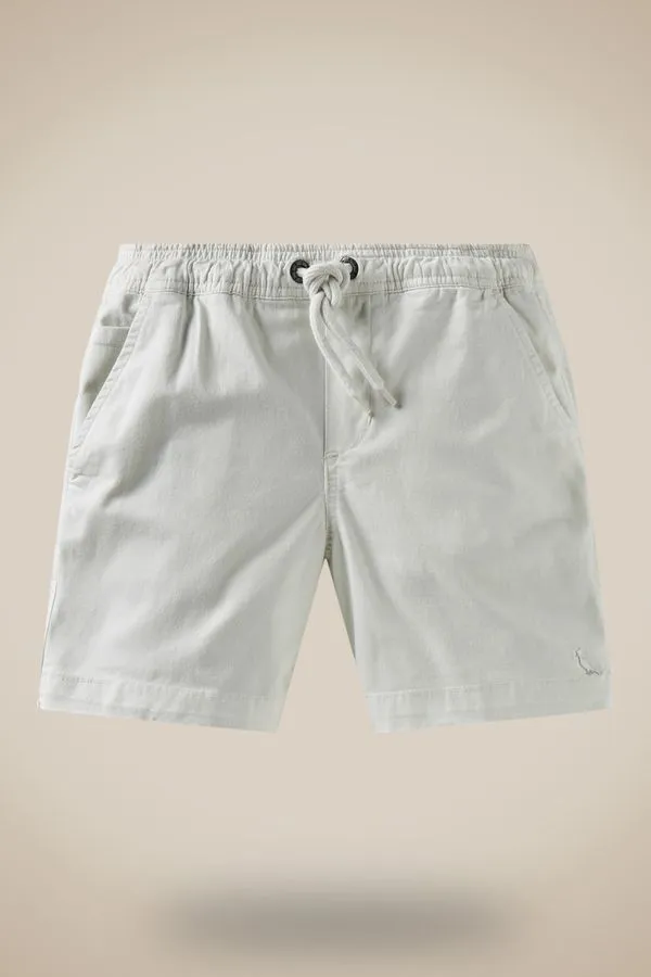 Short Mini Tp Elastico Estonado Off White - 18