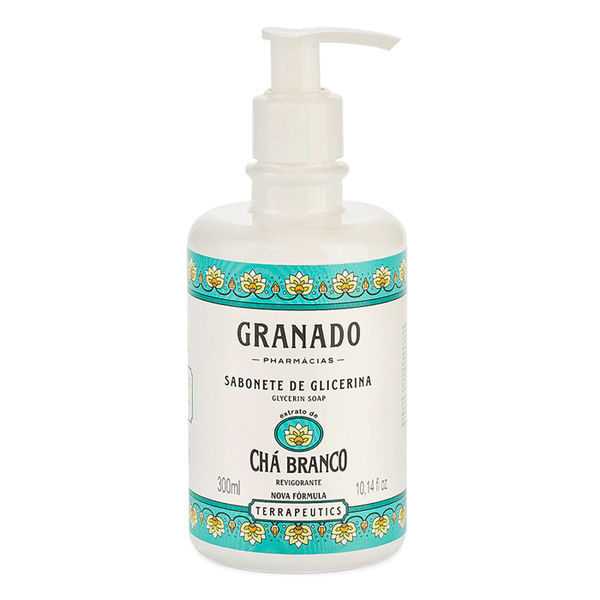 Sabonete Líquido De Glicerina Granado Terrapeutics Chá Branco 300ml