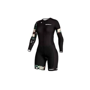 Macaquinho de Ciclismo Manga Longa ERT Smart Forro Gel - Feminino