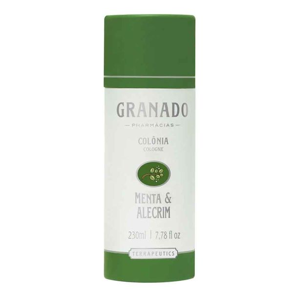 Perfume Unissex Menta & Alecrim Granado Terrapeutics Eau De Cologne 230ml