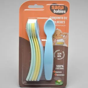 Kit Colheres com 6 unidades - Sana Babies Ref. 1005 Ref. 1005
