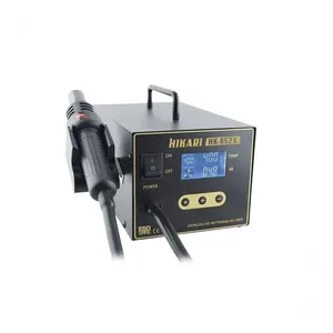 Estação de Retrabalho SMD HK-852X Digital com Display Duplo, Auto Hibernação e Resfriamento Automático Cinza Hikari Estação de Retrabalho SMD HK-852X Digital com Display Duplo e Auto Hibernação Cinza Hikari