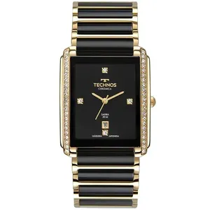 Relógio Technos Feminino Cerâmica Dourado - GN10AY/9P GN10AY/9P