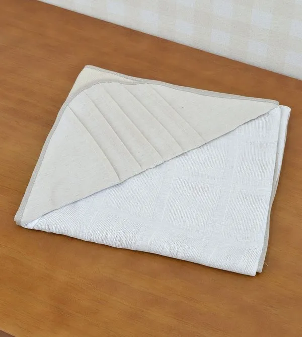 Toalha de Banho com Capuz Linho 90 x 70cm Bege