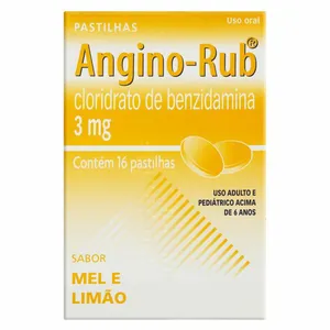 Angino Rub Pastilha Mel Limao 3Mg