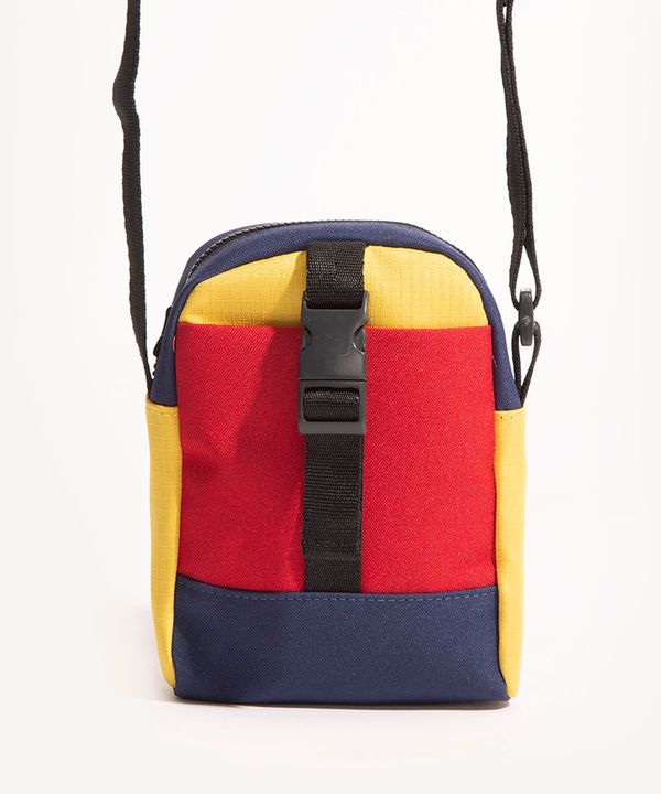 bolsa infantil shoulder fecho de encaixe multicor Único