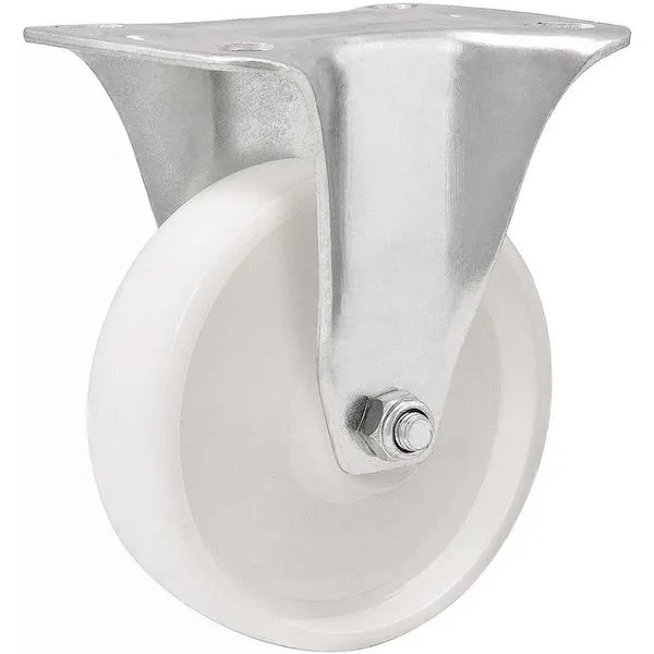Rodízio Fixo Leve de Nylon Branco 4" 100kg - VONDER