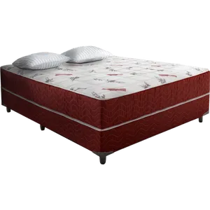 Cama Unibox Casal, Molas Superlástic, 138x188cm - Montreal Exuberante Luxo