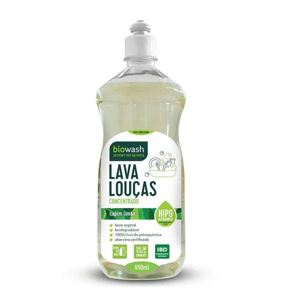 Lava Louça Fragância de Capim Limão Bio Wash 650ml