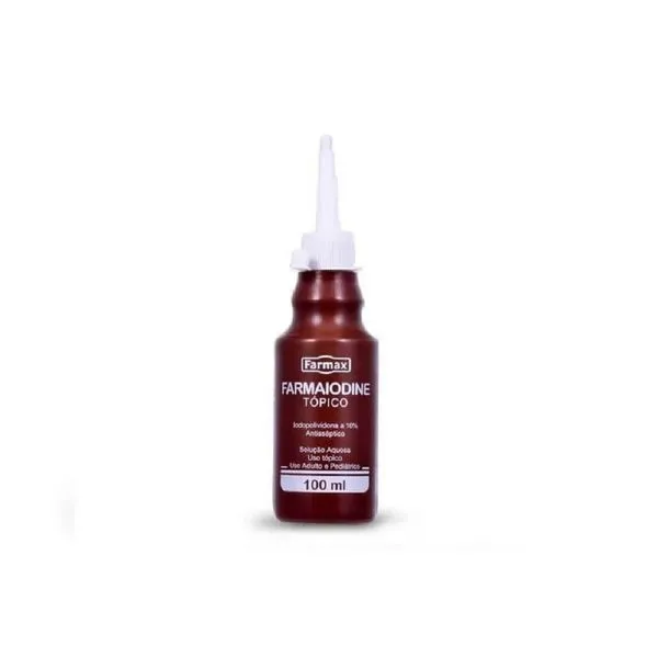 Farmaiodine Spray Tópico 10% Farmax 100 ml
