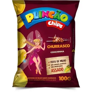 Chips PLINCAO Sabor Churrasco 100g