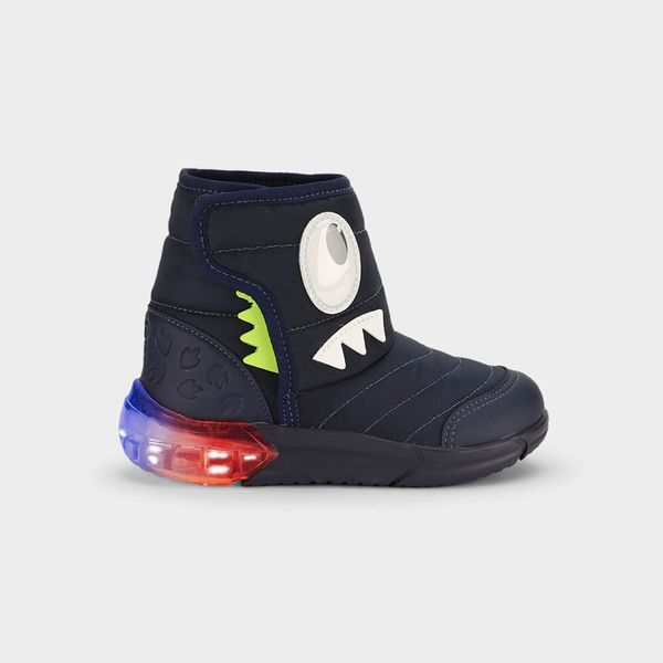 Bota Infantil Bibi Space Azul Marinha de Monstro 24