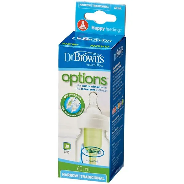 Mamadeira 60Ml - Options - Tradicional - Dr. Brown's