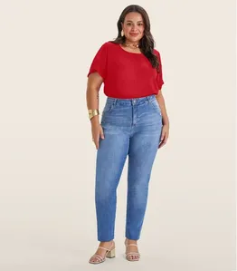 Blusa Feminina Plus Size Secret Glam Vermelho Plus G2
