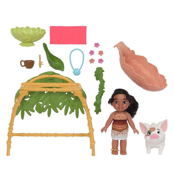 Conjunto Disney Moana 2 Hora do Banho Simea e Pua Mattel