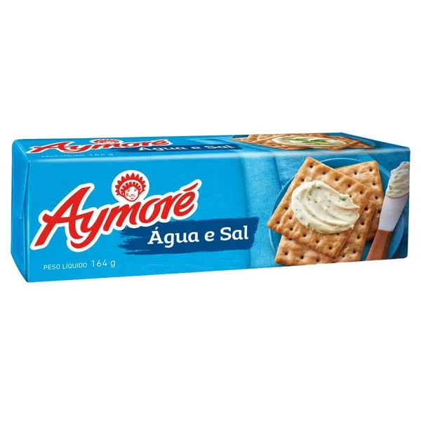 Biscoito Aymoré Água e Sal 164g