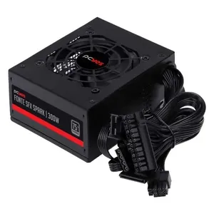 Fonte SFX Slim 300W PCyes Spark 75+ PFC Ativo Cabos Flat SPKP300MBPT (MP)