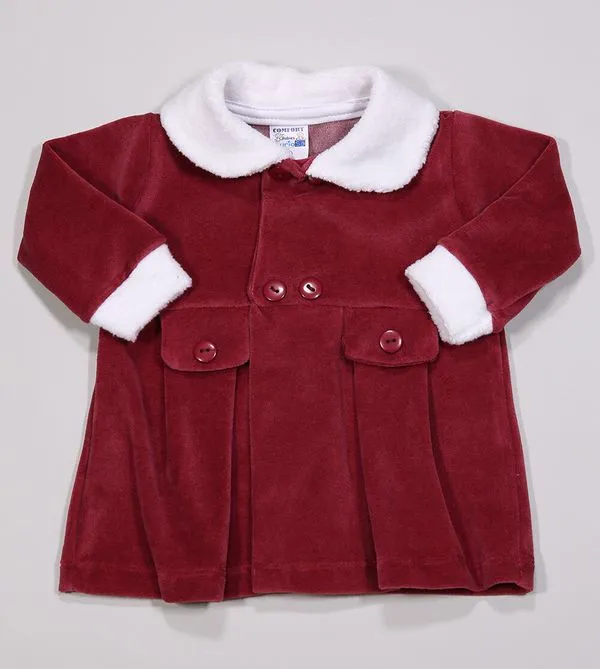 Casaco Plush - 149 De 3 a 12 meses Vermelho - M
