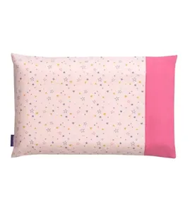 Fronha para Travesseiro Bebê Estrelinha Clevamama Rosa - CL3339