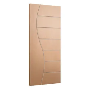 Folha de Porta Frisada Sarrafeada MDF Curupixá Amazônia FR10 JB Paes Folha de Porta Frisada Sarrafeada MDF Curupixá Amazônia FR10 210x90cm