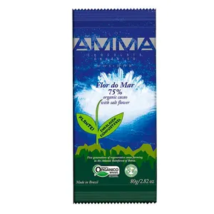 Chocolate Orgânico Kosher Flor do Mar 75% Amma 80g