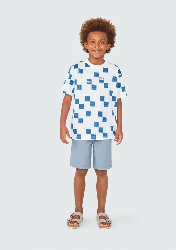 Bermuda Infantil Menino Em Sarja - Cinza 008