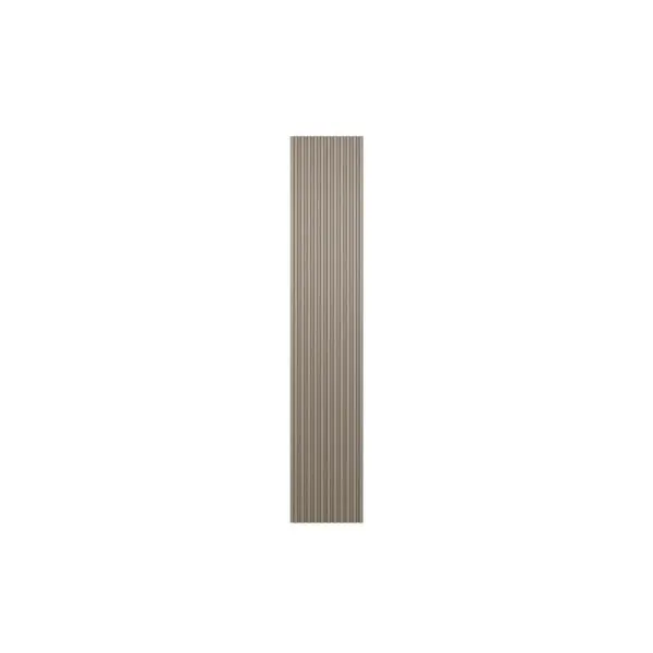 Painel p/ Quarto Ripado Modular Parede 39cm Gris - Linea