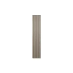 Painel p/ Quarto Ripado Modular Parede 39cm Gris - Linea