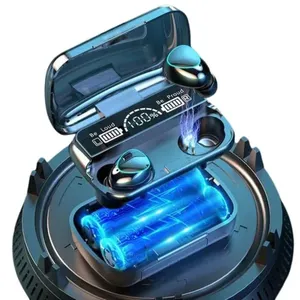 Fone de Ouvido Earbuds MDM M10 Bluetooth Gamer com Estojo Power Bank e Microfone Integrado Fone de Ouvido Earbuds MDM M10 Bluetooth Gamer com Estojo Power Bank para Jogos