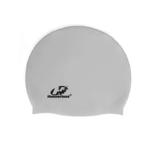 Touca de Natação Silicone Lisa - Prata para Proteger Fios de Cabelo com Conforto Absoluto e Alta Resistência Hammerhead Touca de Natação Silicone Lisa - Prata com Ajuste Perfeito e Alta Resistência Hammerhead
