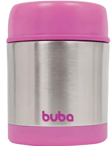 Pote Térmico Da Aço Inoxidável 350ML Rosa BUBA Pote Térmico Da Aço Inoxidável 350ML Rosa BUBA