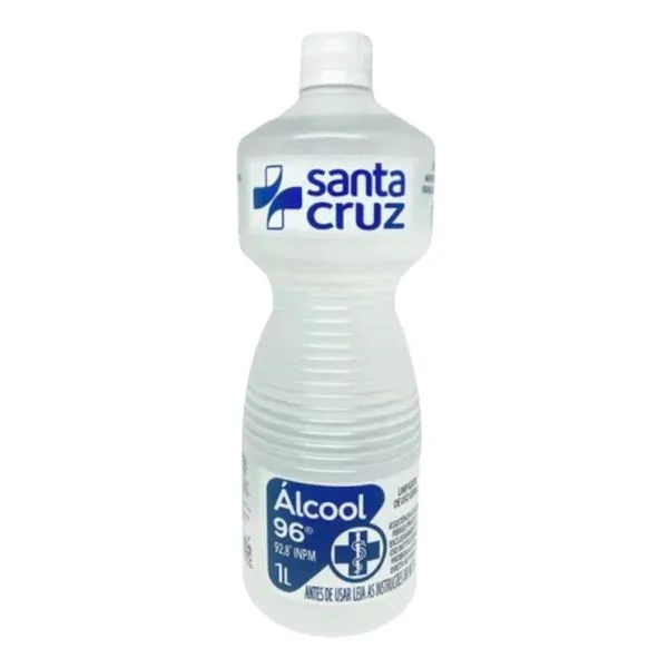 Álcool Líquido Santa Cruz 92,8% 1 litro (MP)