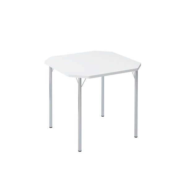 Mesa de Cozinha Quadrada, Com Tampo BP - Carraro 1510 Branco
