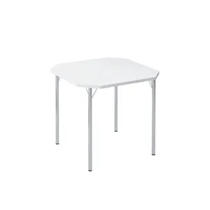Mesa de Cozinha Quadrada, Com Tampo BP - Carraro 1510 Branco