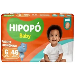 Fralda Hipopo Baby Econômico G 46 Unidades (MP)