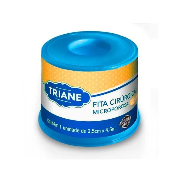 Fita Cirúrgica Triane Microporosa Bege 2,5cm X 4,5m