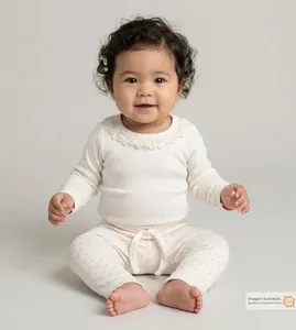 Conjunto Body Renda e Poá Cru - G